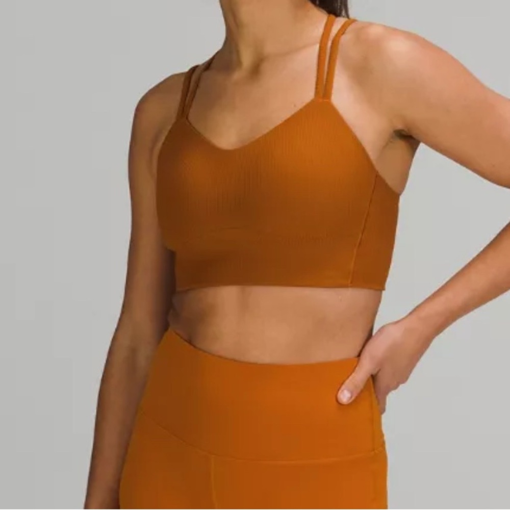 Lululemon Women's Like A Cloud Ribbed Longline Bra with Light Support
